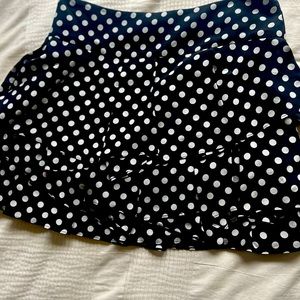 Alice & Olivia Polka Dot Mini Skirt